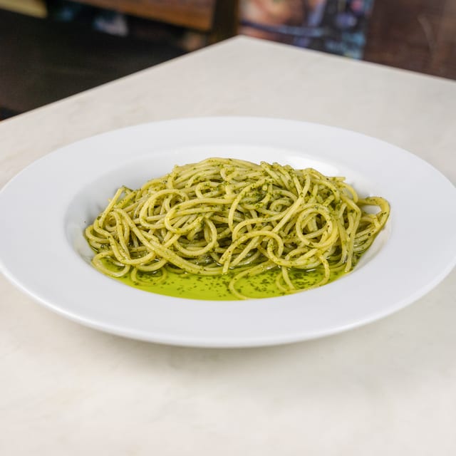 Pasta al Pesto.